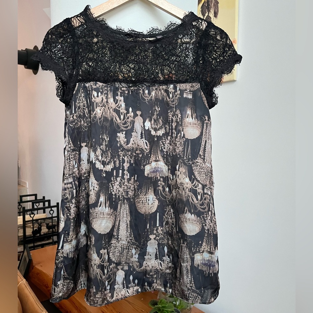 Ted Baker London Lace Chandelier Patterned Blouse